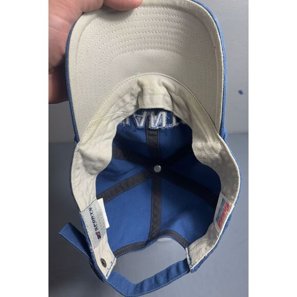 New York Giants Mens Hat Strap Blue White Logo Football NFL Cap Sports Dad - Picture 6 of 8